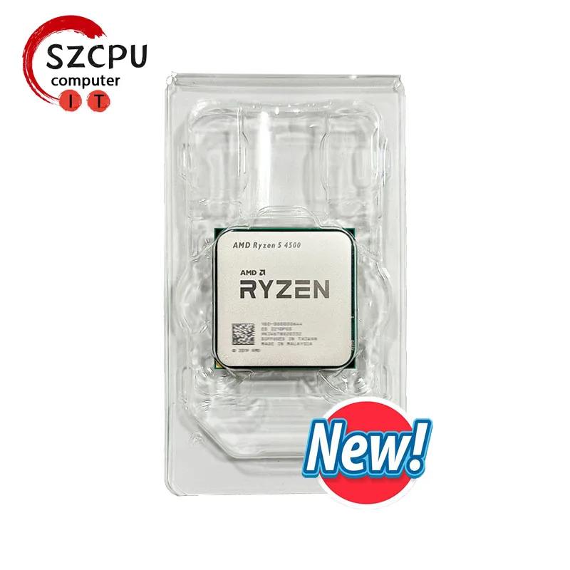 AMD Ryzen 5 4500 R5 4500 3.6 GHz 6 ھ 12  CPU 7NM L3 = 8M 100 000000644  AM4, ǰ,  